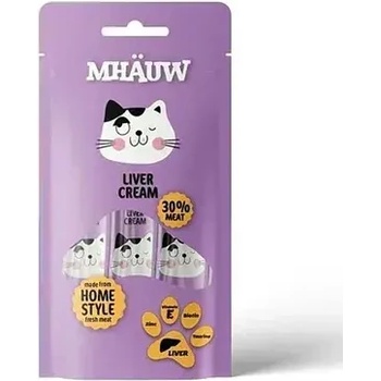 Кремообразно лакомство за котки с вкус на дроб mhauw