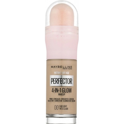 Maybelline Instant Age Rewind Perfector 4-in-1 Glow rozjasňujúci make-up pre prirodzený vzhľad 00 Fair 20 ml