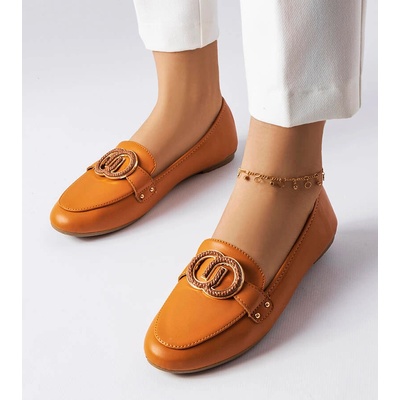 Gemre Brown women's moccasins Eleena hořčicová