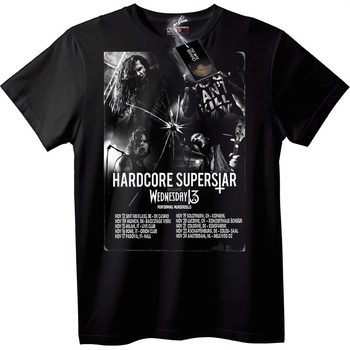 NOONEBRAND Тениска Турне на Hardcore Superstar - XL, Black