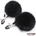 Latetobed Щипки за зърна с пухкави черни топчета Fur Ball Clamps