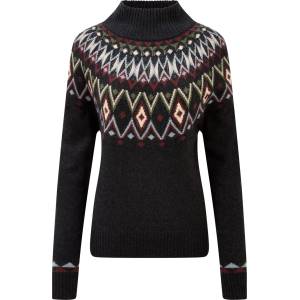 Sherpa Дамски вълнен пуловер Sherpa Women's Indu Mock Neck Jumper - Black (105-6750-0112)