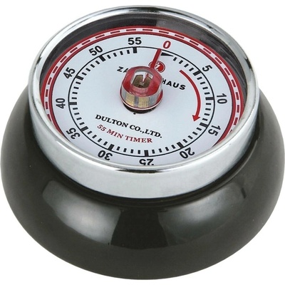 Zassenhaus SPEED Retro magnetická kuchyňská minutka černá