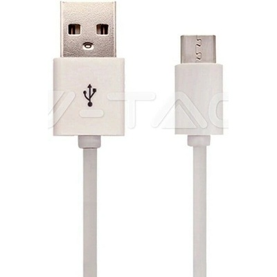 V-Tac VT-5333 USB, Micro USB, 3m, bílý
