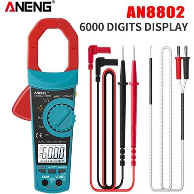 ANENG Мултиметър с амперклещи 1200a ac/dc cat iv aneng an8802