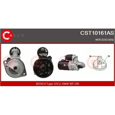 ROZRUSZNIK 12V 2.1KW CST10161AS