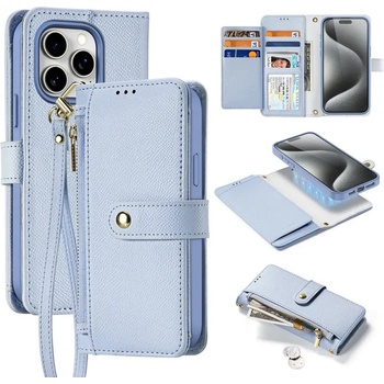 Dux Ducis Кожен калъф Dux Ducis Lawa за iPhone 15 Pro - син (6971824163179)