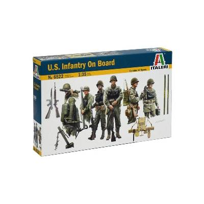 Italeri Model Kit figurky 6522 - U.S. INFANTRY ON BOARD (1:35)