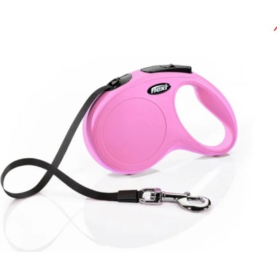 flexi NEW CLassic Tape XS - 3m, до 12kg РОЗОВ (91110000608)