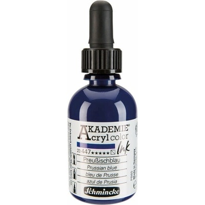 Schmincke Akademie akrylový atrament 50 ml 447 pruská modrá
