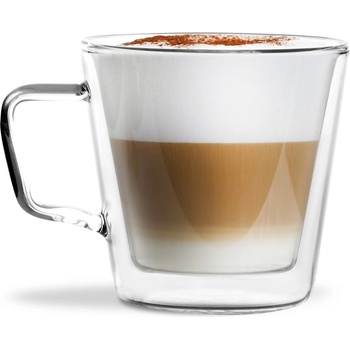 Vialli Design Стъклени чаши в комплект 2 бр. за капучино/с двойни дъна 350 ml - Vialli Design (5901638725882)