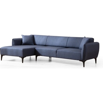 Hanah Home Син ъглов диван , ляв ъгъл Belissimo - Balcab Home (560ARE1805)