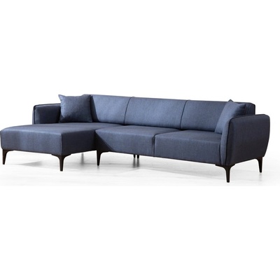 Hanah Home Син ъглов диван , ляв ъгъл Belissimo - Balcab Home (560ARE1805)