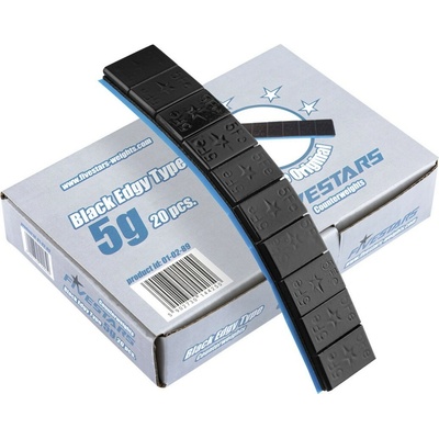 REDATS Nalepovacie závažia pre ALU disky, čierne 5g 1kg
