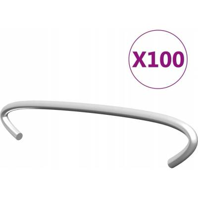 zahrada-XL Gabionová táhla 100 ks pozinkovaná ocel 10 cm