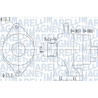 MAGNETI MARELLI generátor 063732049010