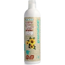 Greenatural Regeneračný šampón pre suché a poškodené vlasy bambucké maslo a slnečnicový olej BIO 400 ml