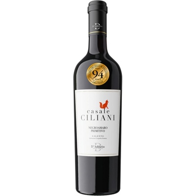 Casale Ciliani NEGROAMARO Primitivo IGP SALENTO 2019 13,5% 0,75 l (holá láhev)