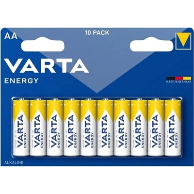 VARTA energy батерия с дълъг живот aa, алкална, 10 бр. в опаковка 4106229491 (4106229491)
