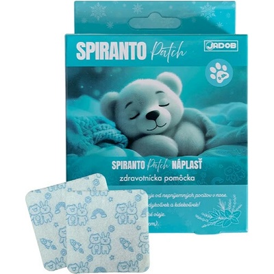JADOB SPIRANTO Patch náplasť na uvoľnenie nosa a nosových dutín 5 x 5 cm 5 ks