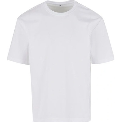 Build Your Brand pánske oversize tričko BY364 White