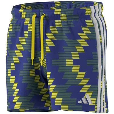 Adidas Бански гащета Adidas Football-Inspired Graphic 5´´ swimming shorts - Blue (Bright Yellow / White)