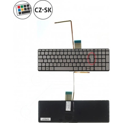 HP ENVY x360 15-u klávesnice