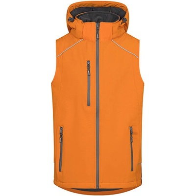 Promodoro pánska softshellová vesta E7840 orange
