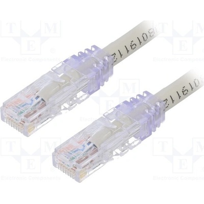 Panduit UTP6AX1MGY Patch U/UTP Kat: 6a RJ45 vidlice z obou stran drát Cu 1m