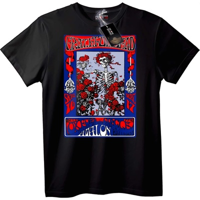 NOONEBRAND Тениска "Skull & Рози" - S, White