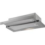 Pyramis Телескопичен абсорбатор за вграждане Pyramis Ecoline Power Slim - 60 см, Инокс (065032901)