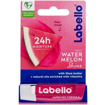 Labello Watermelon Shine 24h Moisture Lip Balm хидратиращ и подхранващ балсам за устни 4.8 гр