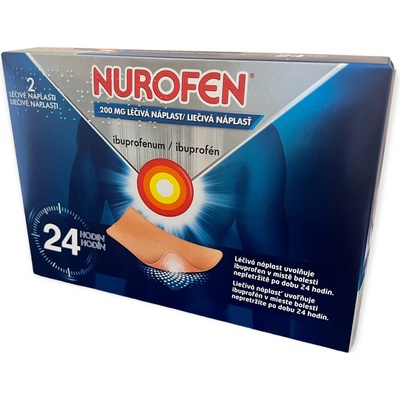 Nurofen 200 mg liečivá náplasť emp.med. 2(1x2) x 200 mg