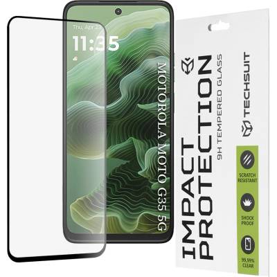 Techsuit Протектор за Motorola Moto G35 - 111D Full Cover / Full Glue Glass - черен