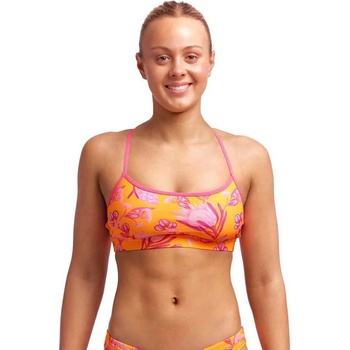 Funkita Swim bikini top - Yellow (Wild Sands)