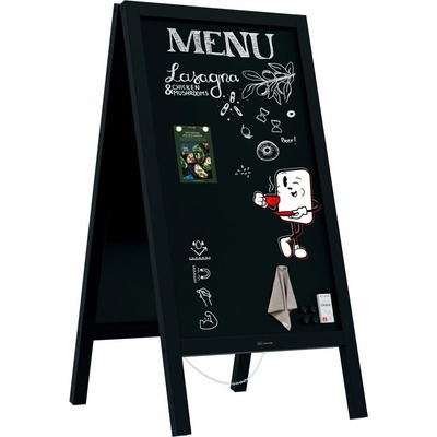Allboards, Reklamní áčko s křídovou tabulí 118 x 61 cm - voděodolné,PK96WR