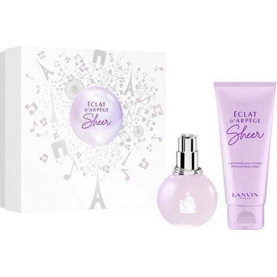Lanvin Eclat d' Arpage Sheer EDT 50 ml + tělové mléko 100 ml dárková sada