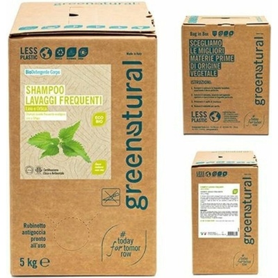 Greenatural Šampón pre všetky typy vlasov ľan a žihľava BIO 5 kg