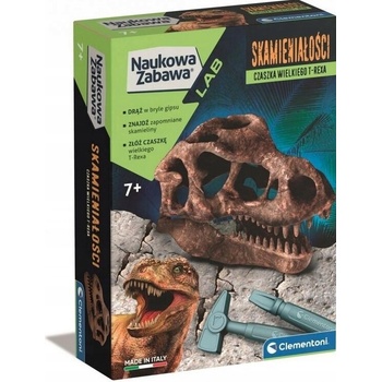Clementoni Vedecká zábava Fosília T Rex lebka