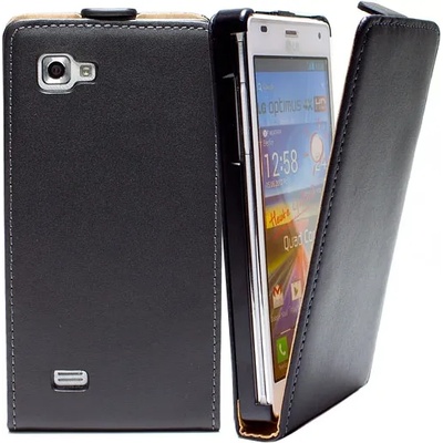LG Optimus 4X HD P880 Flip2 Кожен Калъф + Протектор