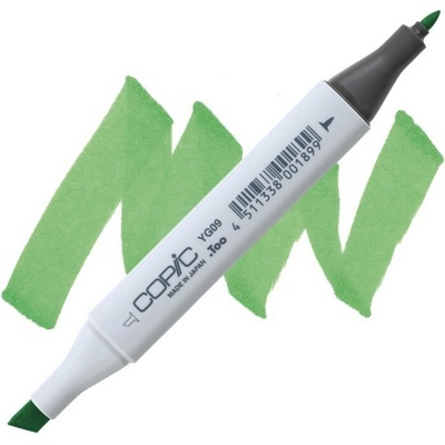 Lihová fixa COPIC Classic oboustranná Fine & Chisel, Lettuce green (YG09)