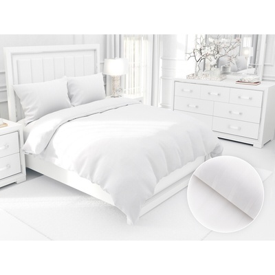 Biante damašek obliečky DM-002 Biele pásiky 6 a 24 mm 220x240 2x70x90