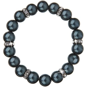 Evolution Group elegantný perličkový náramok s kryštálmi 33058.3