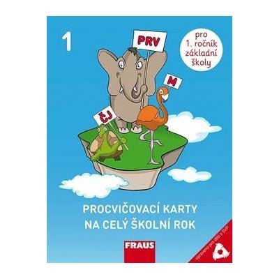 Procvičovací karty na celý školní rok 1 - ČJ, M, Prvouka
