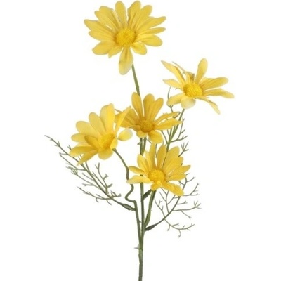 Umelá sedmokráska žltá 52 cm