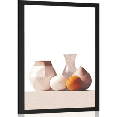 Plakát zátiší s ovocem - 40x60 black