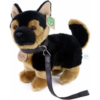 Rappa Плюшено куче немска овчарка с каишка стоящо 23 см eco-friendly