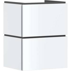 Hansgrohe Xilesa E - Шкаф за мивка, 62x48x38 см, 2 чекмеджета, матово бяло 54290700 (54290700)