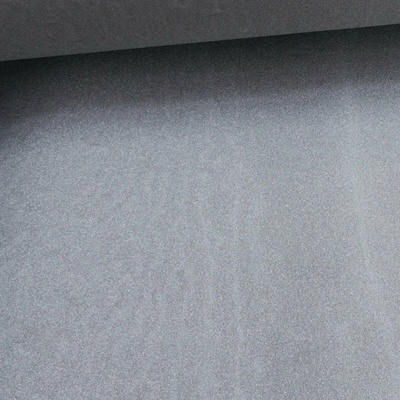 TextilCentrum.cz Molitan v metráži, tloušťka 10 mm, šedý měkký, šíře 130 cm – zvýhodněná cena (2. jakost) – Zboží Dáma