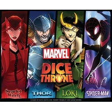 USAopoly Dice Throne Marvel 4-Hero Box Scarlet Witch, Thor, Loki, Spider-Man
